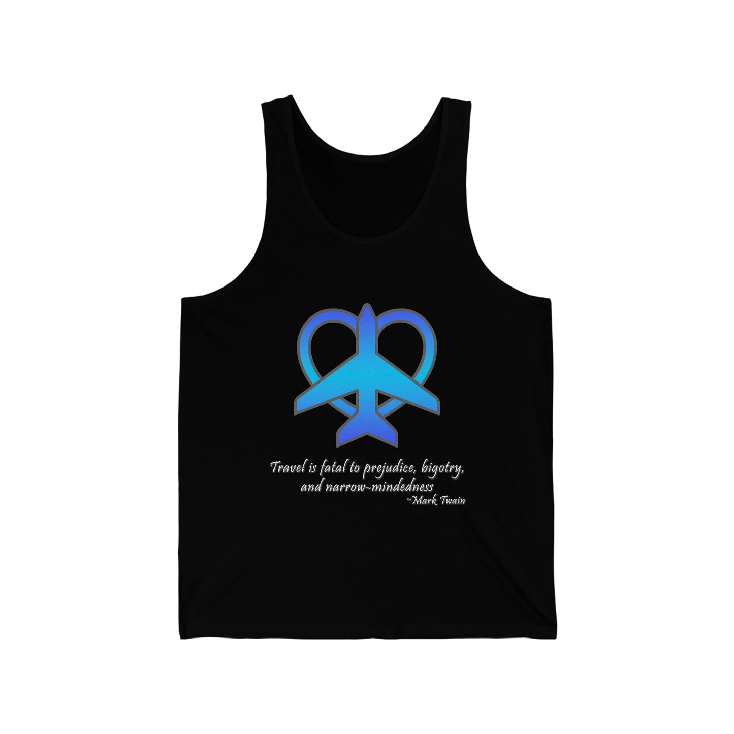 Travel - Fatal to Prejudice Tank Top (Blue)