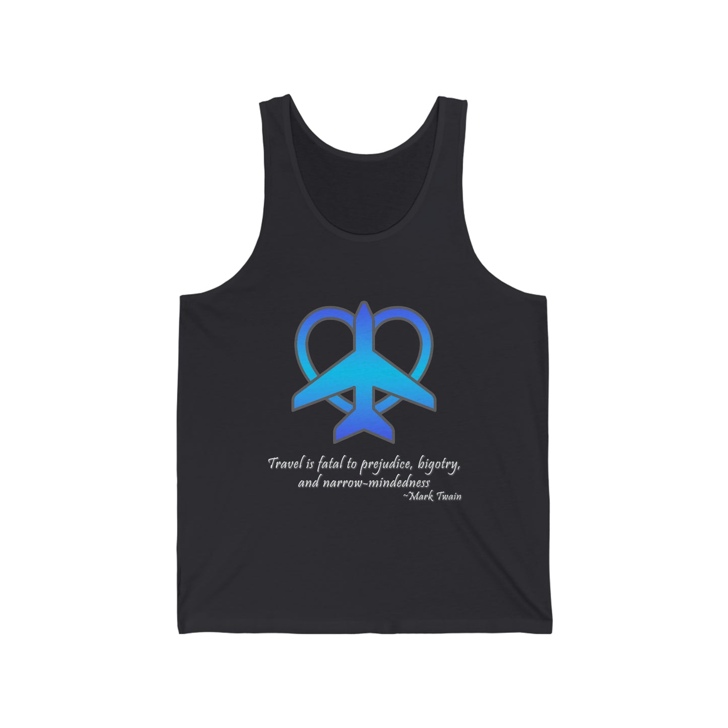 Travel - Fatal to Prejudice Tank Top (Blue)