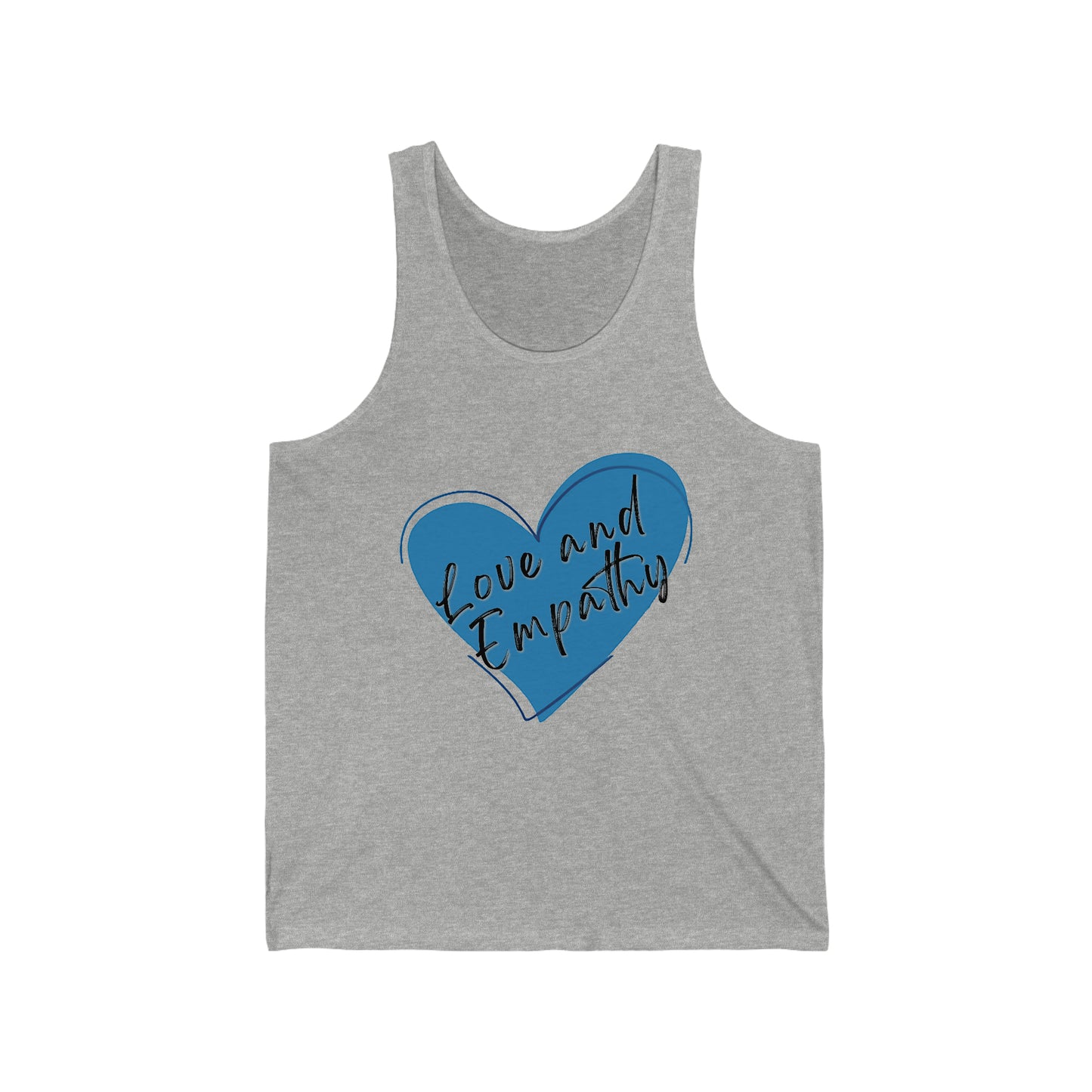 Love and Empathy Logo Unisex Jersey Tank