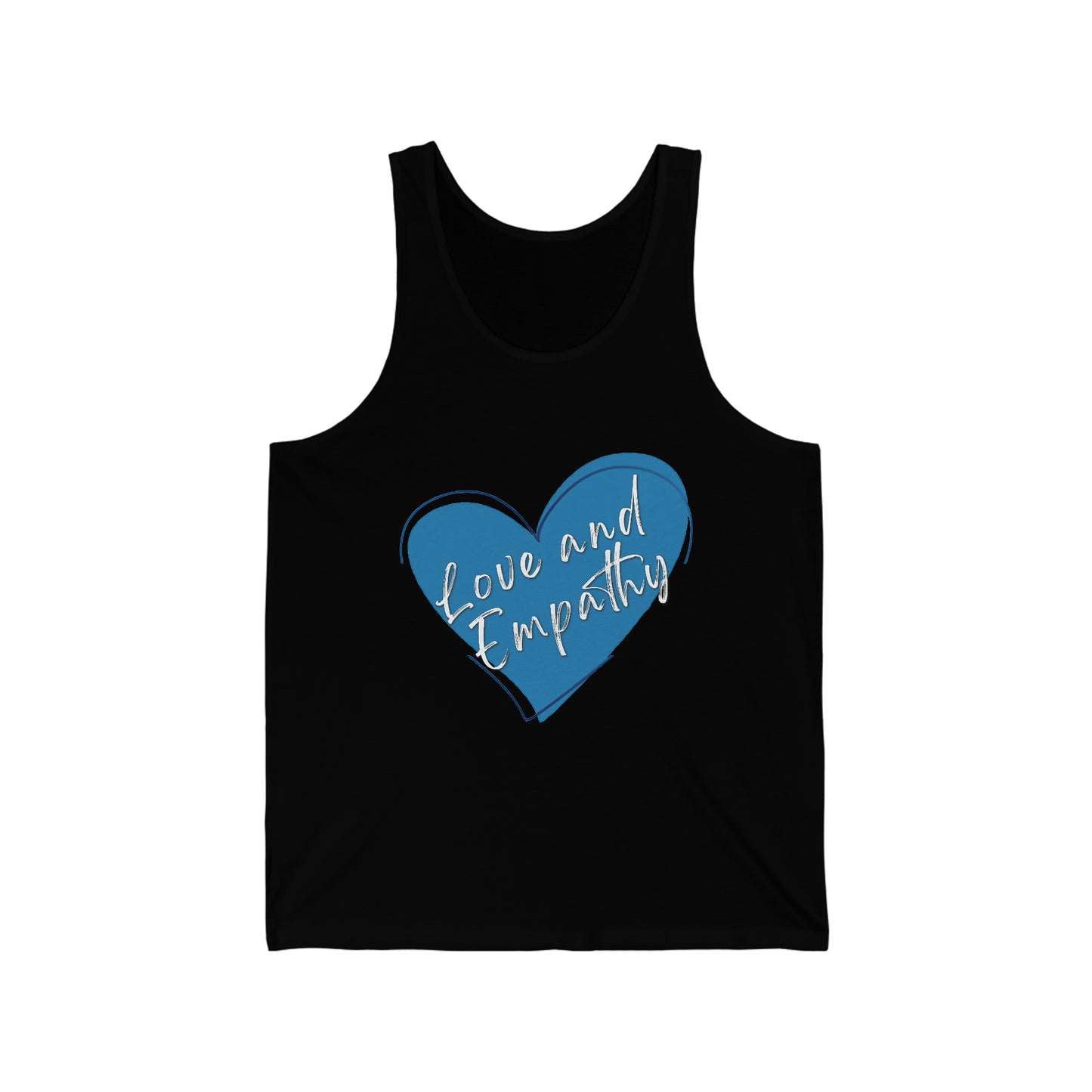 Love and Empathy Logo Unisex Jersey Tank