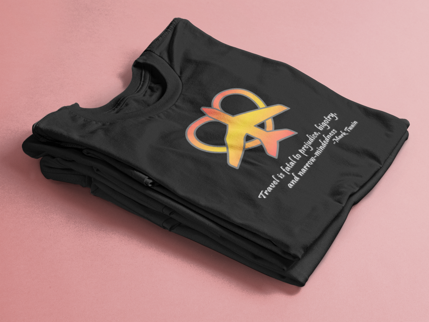 Travel - Fatal to Prejudice T-shirt (Orange/Yellow)