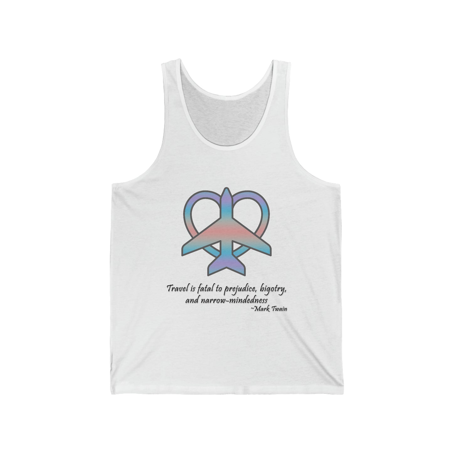 Travel - Fatal to Prejudice Tank Top (Pastels)