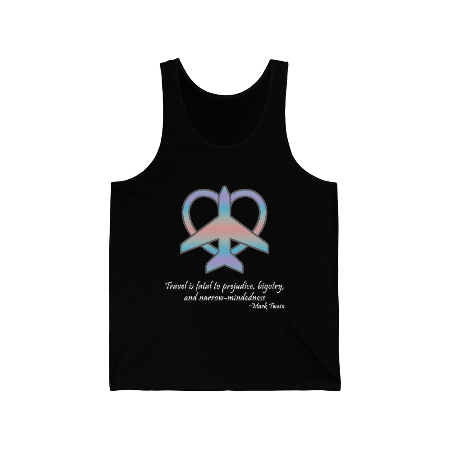 Travel - Fatal to Prejudice Tank Top (Pastels)