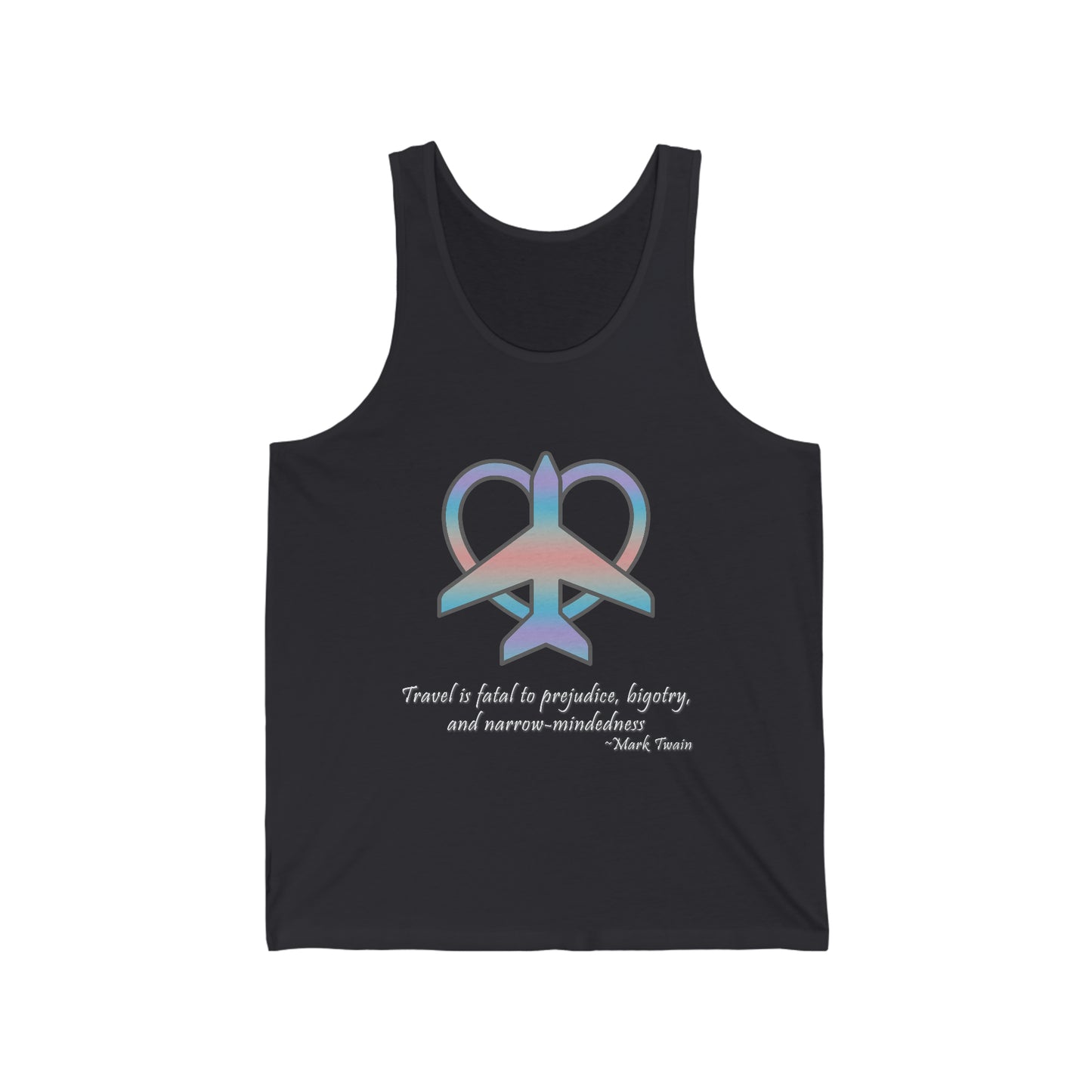 Travel - Fatal to Prejudice Tank Top (Pastels)