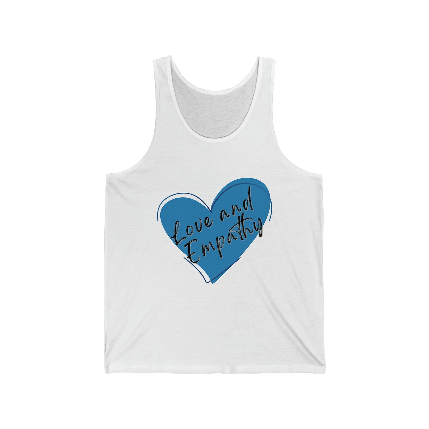 Love and Empathy Logo Unisex Jersey Tank