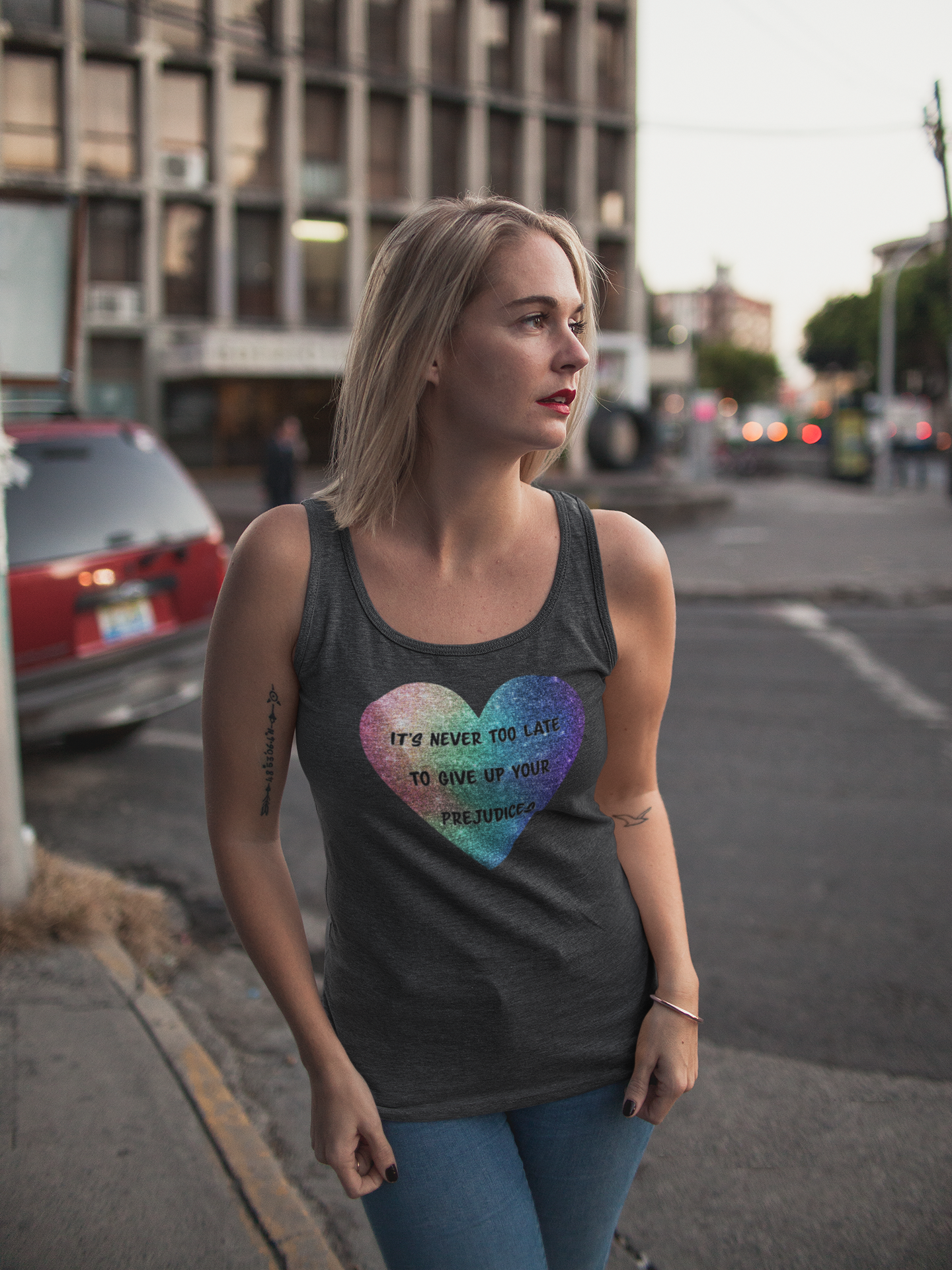 Give Up Prejudices Tank Top