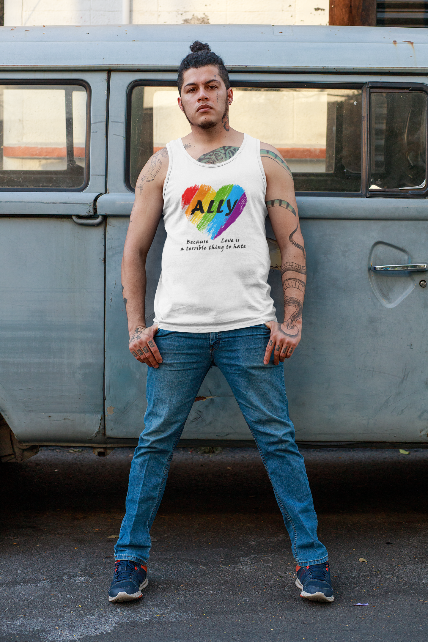 Ally - Love Is a Terrible Thing to Hate Unisex Jersey Tank