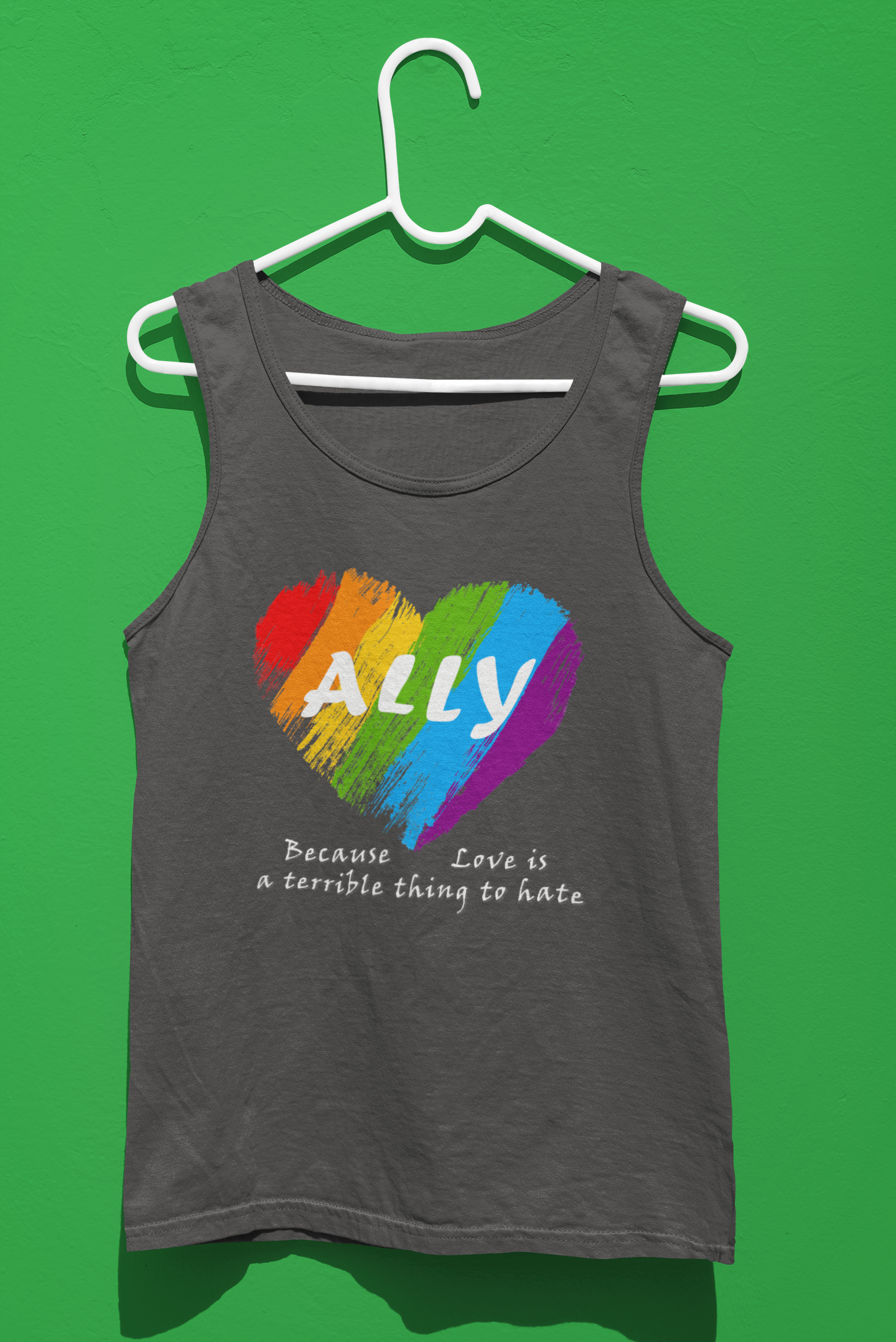 Ally - Love Is a Terrible Thing to Hate Unisex Jersey Tank