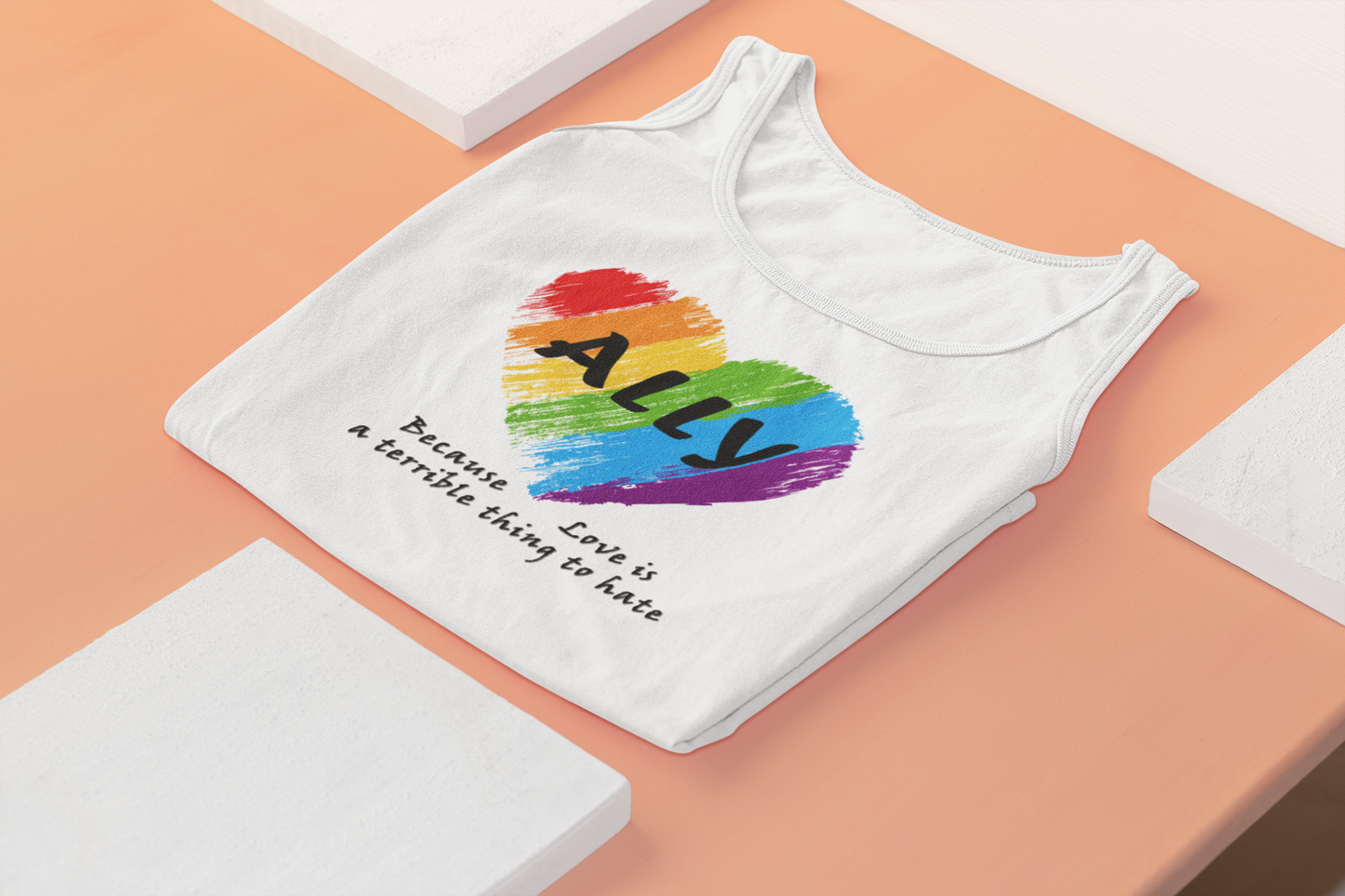 Ally - Love Is a Terrible Thing to Hate Unisex Jersey Tank