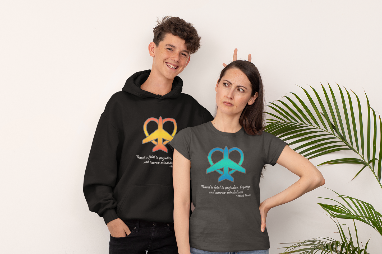 Travel - Fatal to Prejudice Hoodie (Blue/Green)