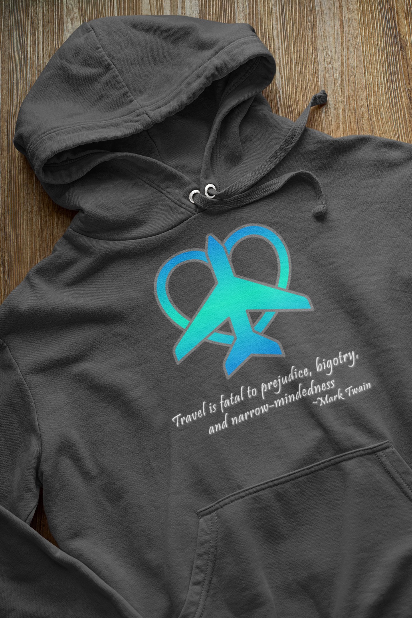 Travel - Fatal to Prejudice Hoodie (Blue/Green)