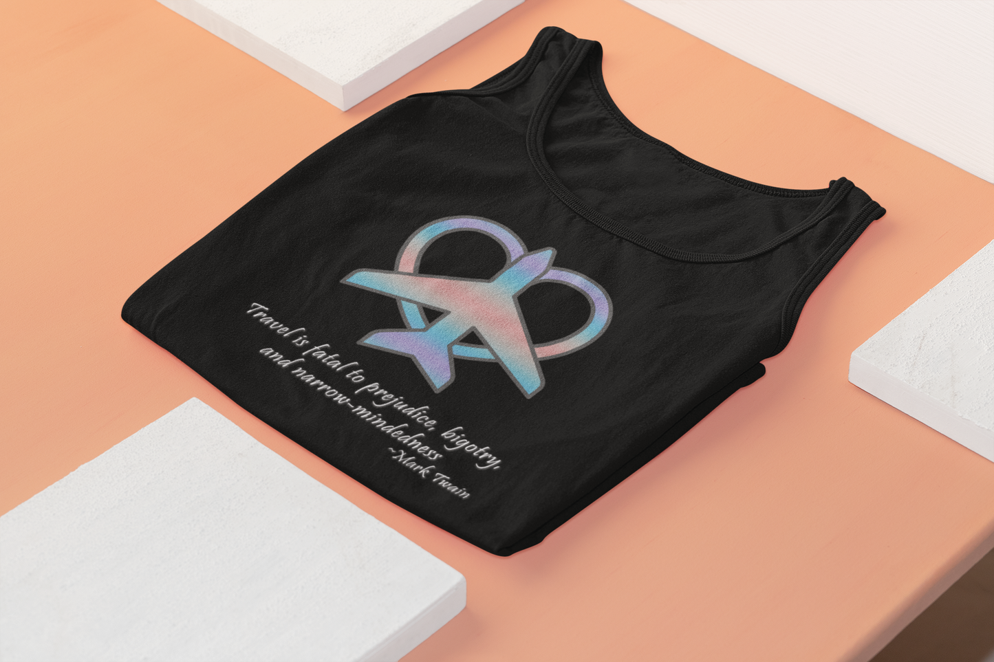 Travel - Fatal to Prejudice Tank Top (Pastels)