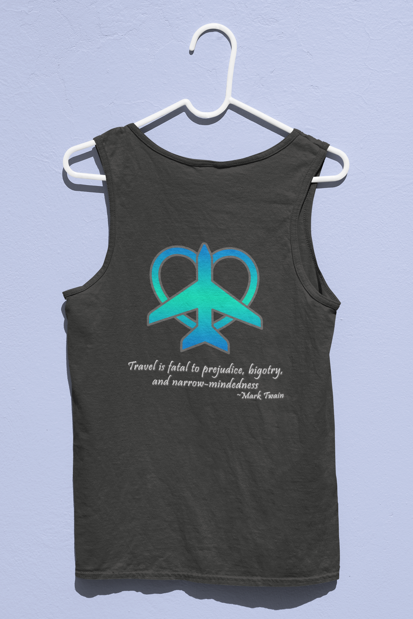 Travel - Fatal to Prejudice Tank Top (Blue/Green)