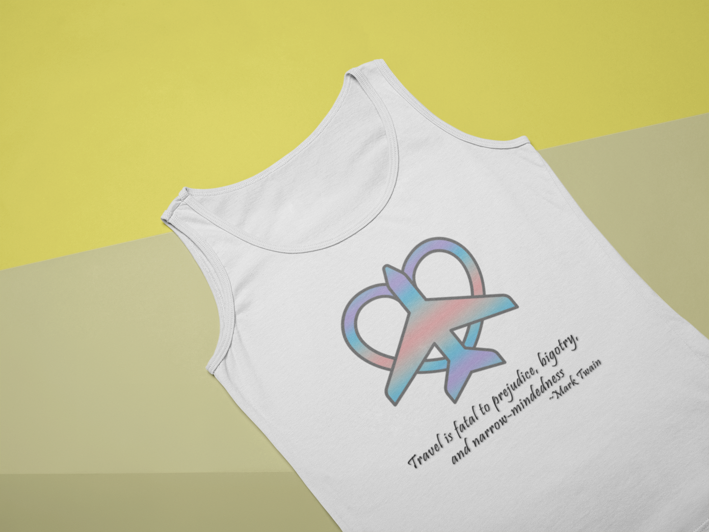 Travel - Fatal to Prejudice Tank Top (Pastels)