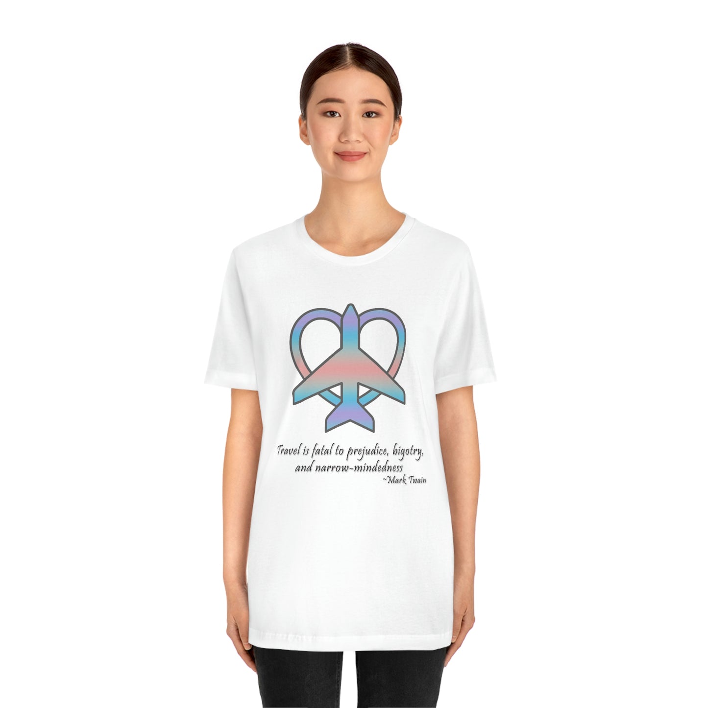 Travel - Fatal to Prejudice T-shirt (Pastels)