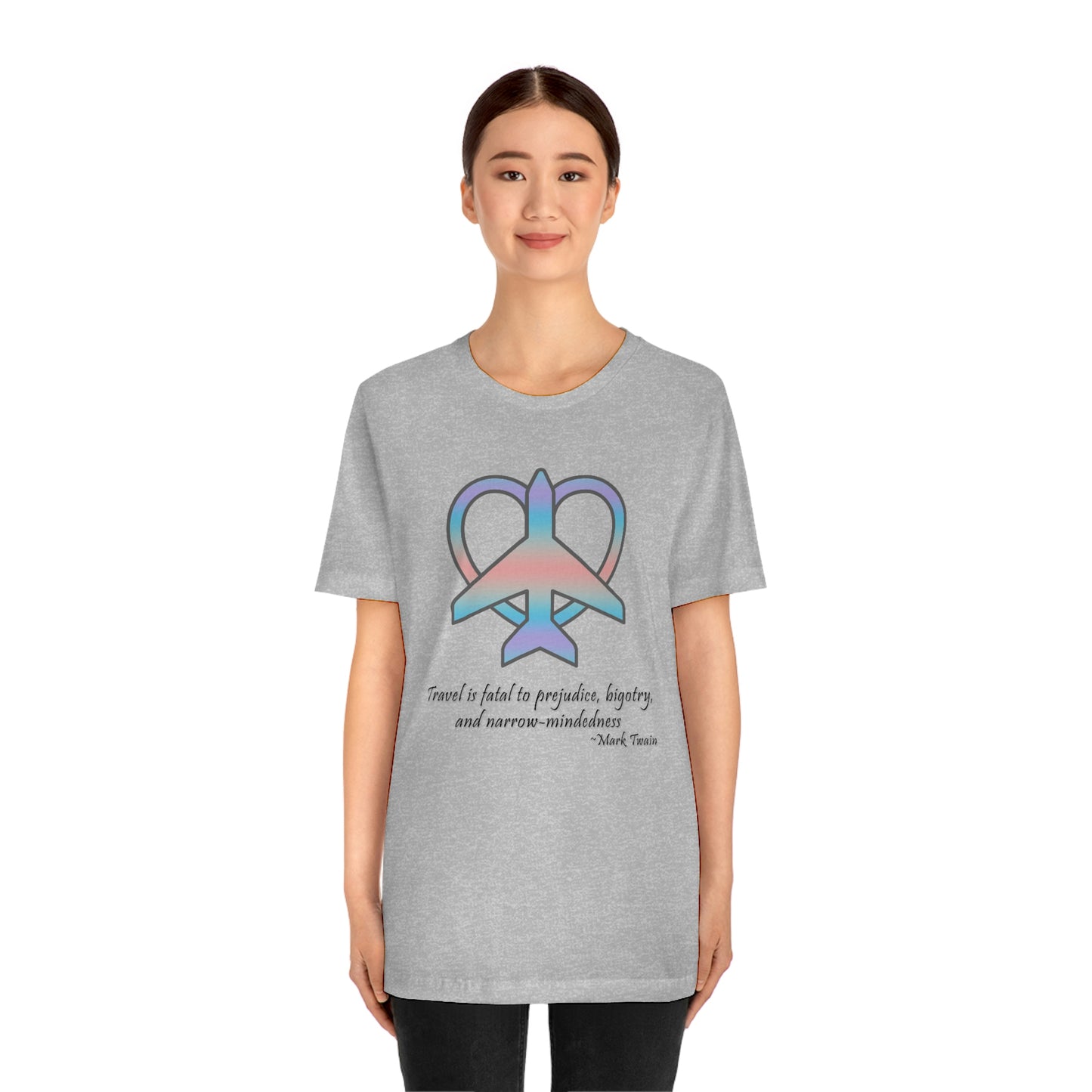 Travel - Fatal to Prejudice T-shirt (Pastels)