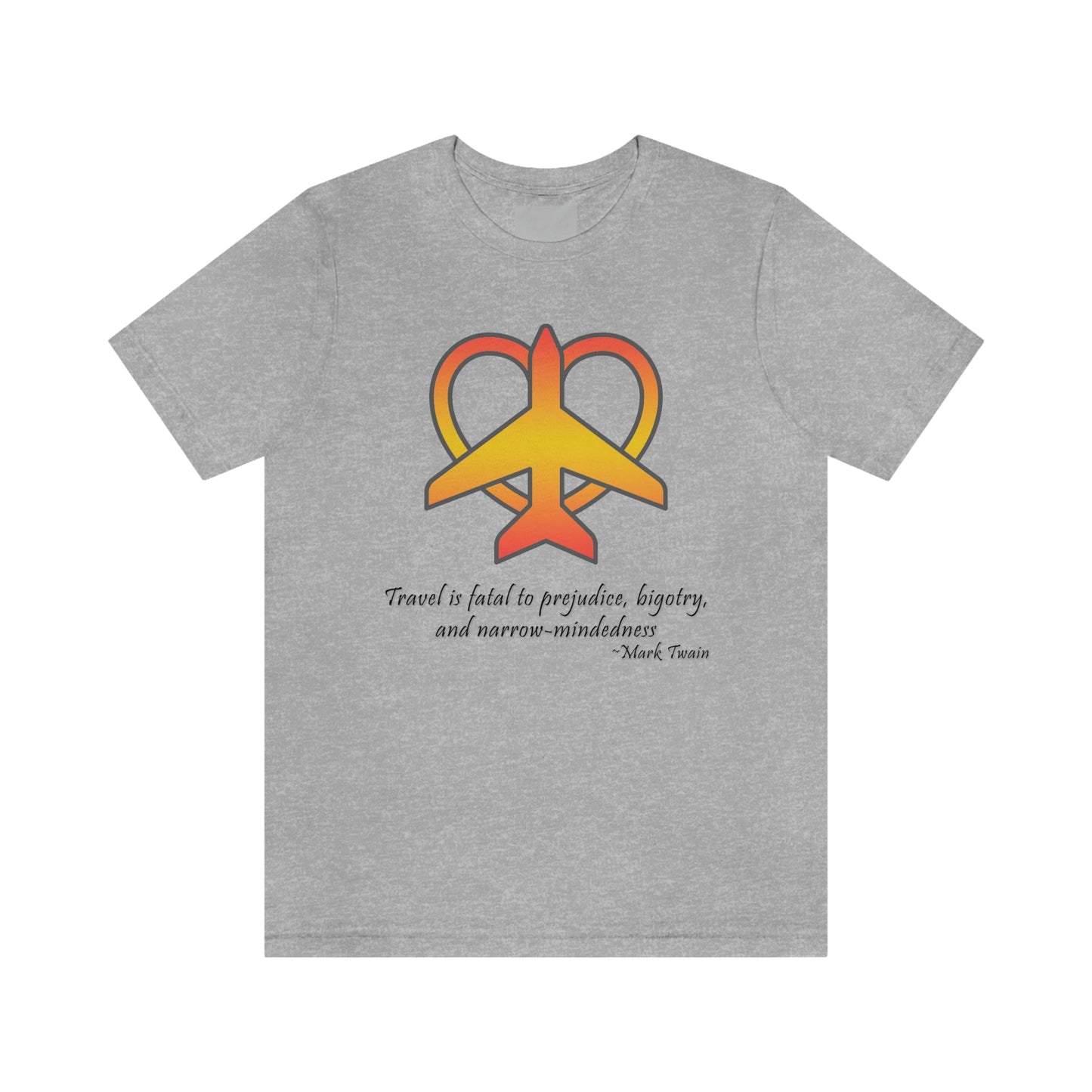 Travel - Fatal to Prejudice T-shirt (Orange/Yellow)