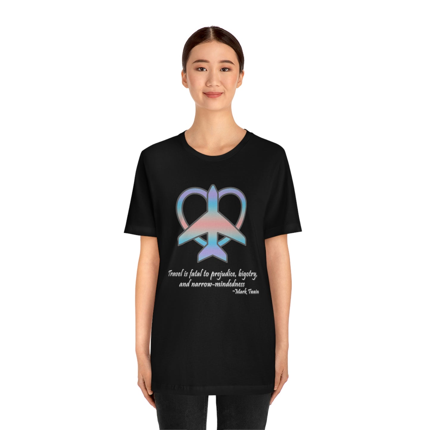 Travel - Fatal to Prejudice T-shirt (Pastels)