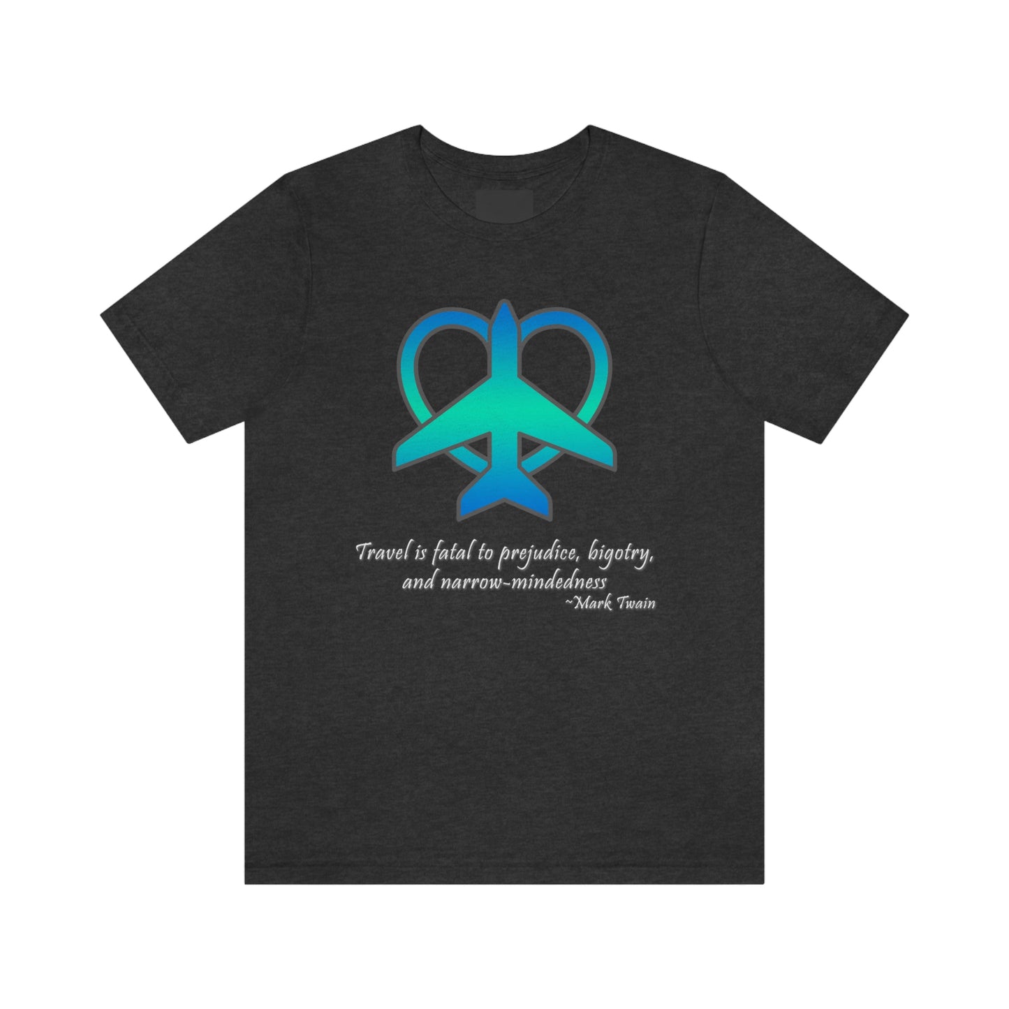 Travel - Fatal to Prejudice T-shirt (Blue/Green)