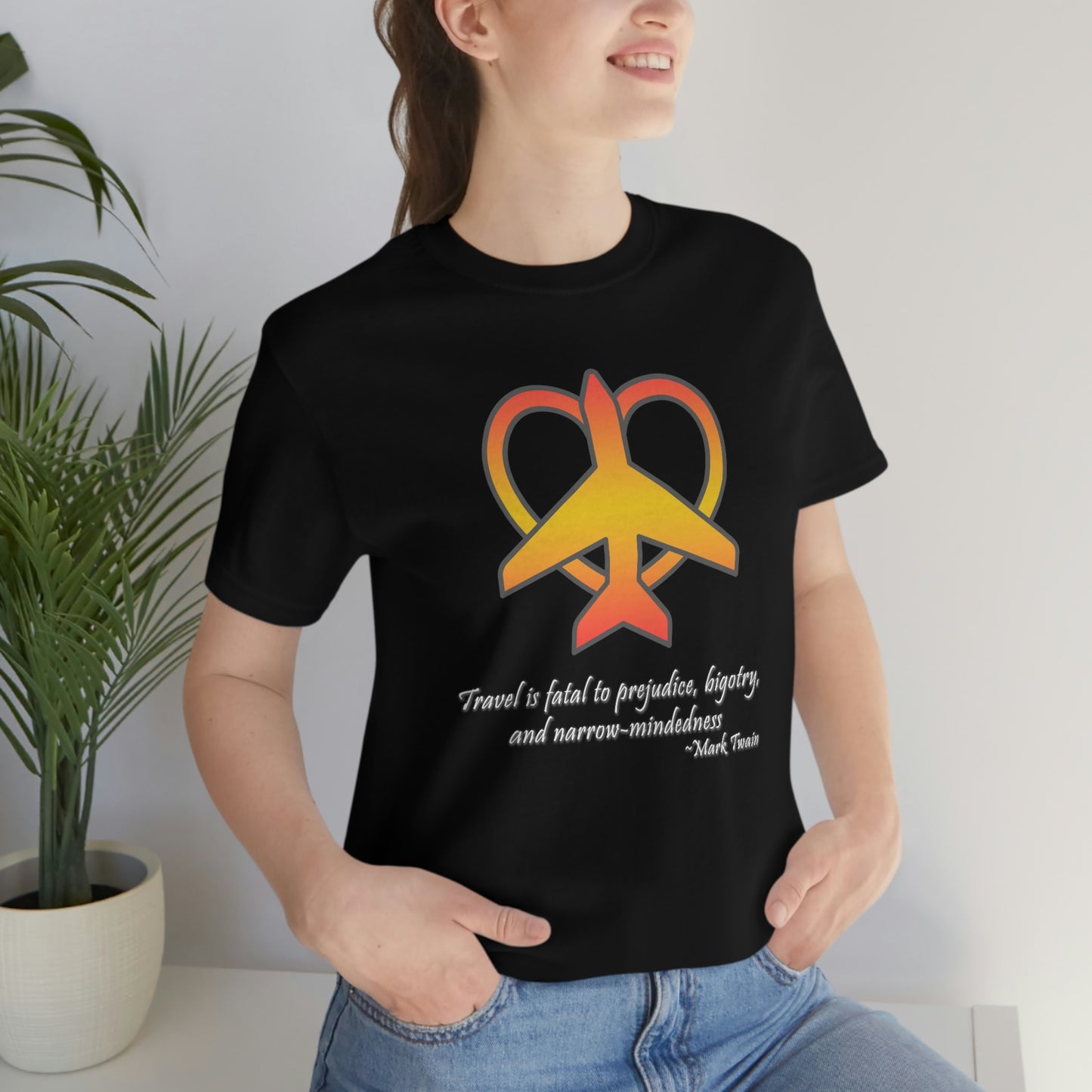 Travel - Fatal to Prejudice T-shirt (Orange/Yellow)