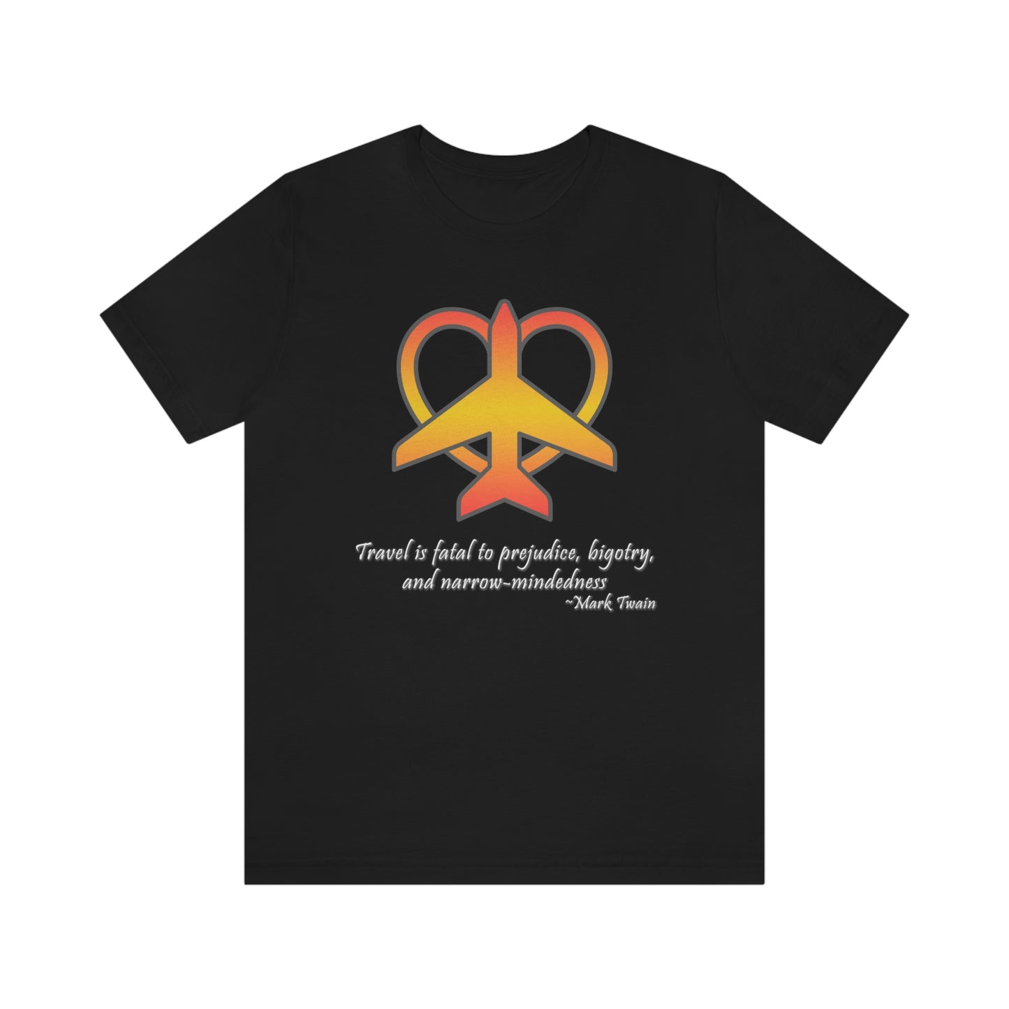Travel - Fatal to Prejudice T-shirt (Orange/Yellow)