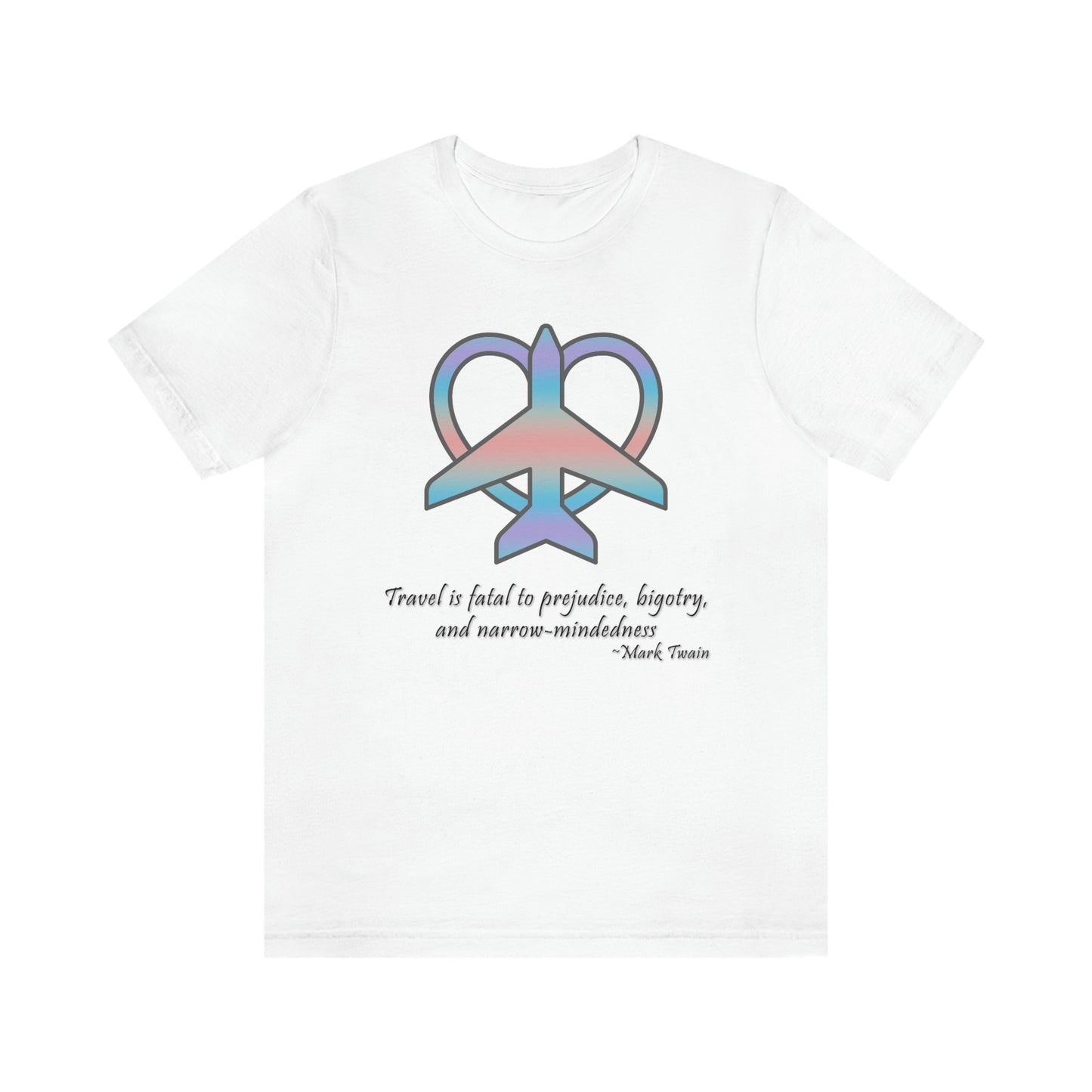 Travel - Fatal to Prejudice T-shirt (Pastels)