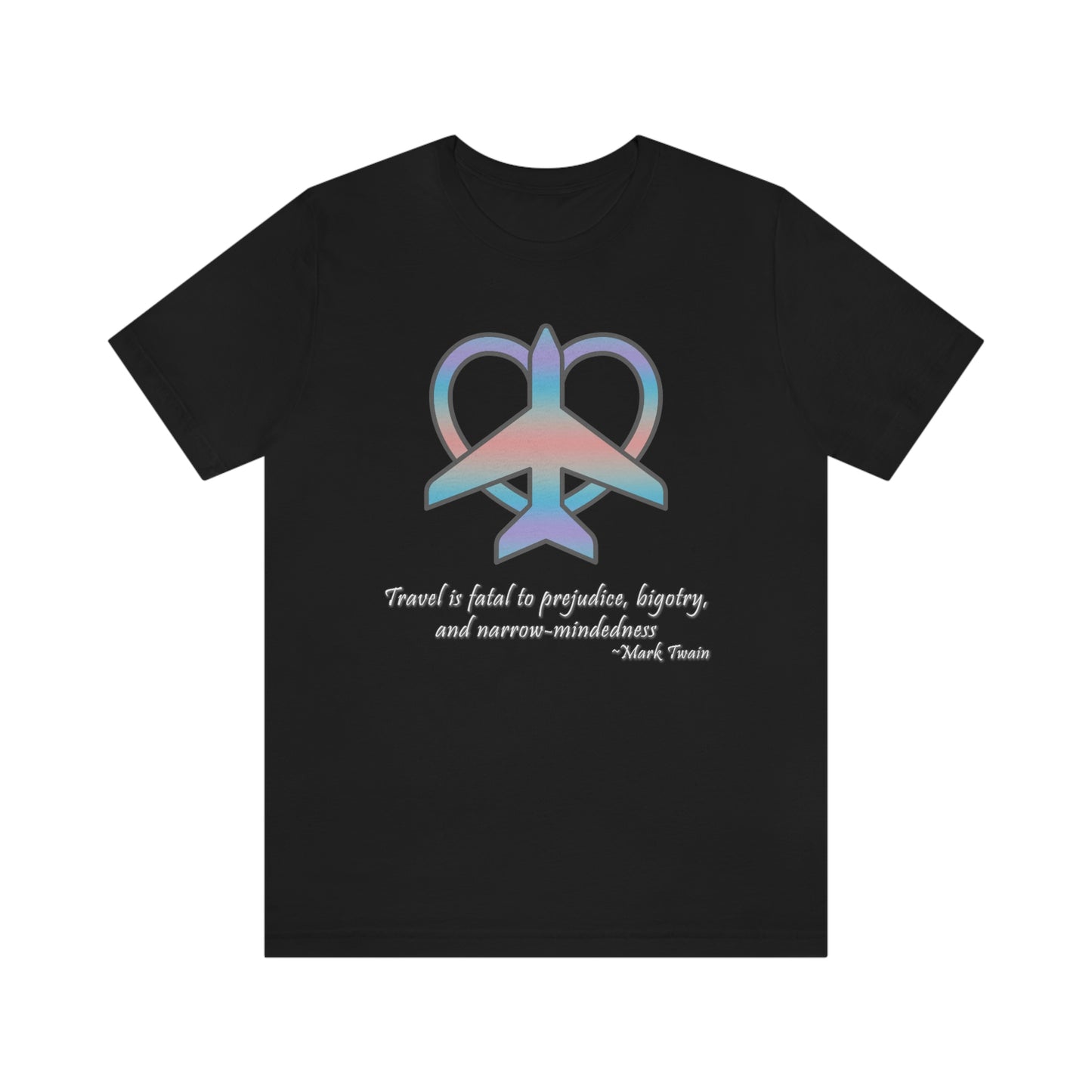 Travel - Fatal to Prejudice T-shirt (Pastels)
