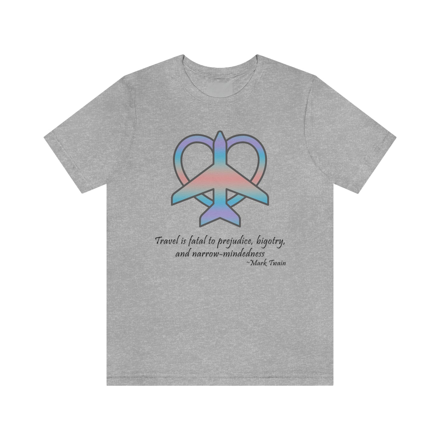 Travel - Fatal to Prejudice T-shirt (Pastels)