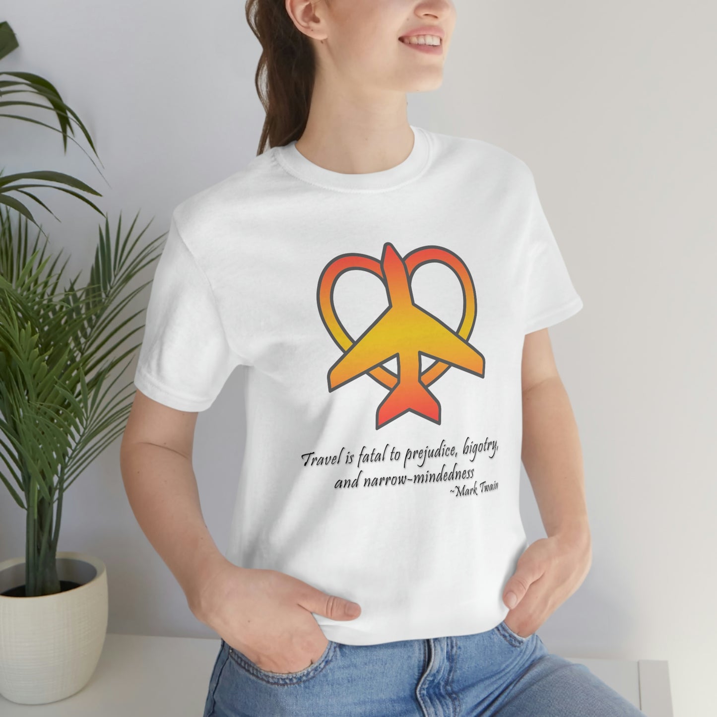 Travel - Fatal to Prejudice T-shirt (Orange/Yellow)