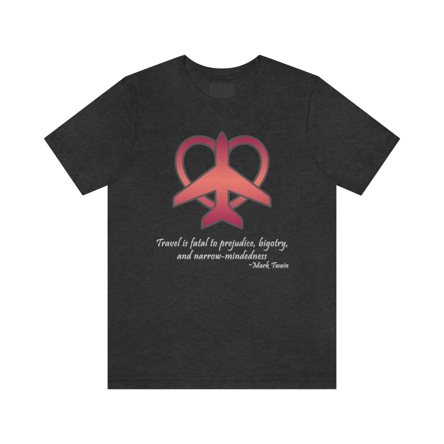 Travel - Fatal to Prejudice T-shirt (Red/Pink)