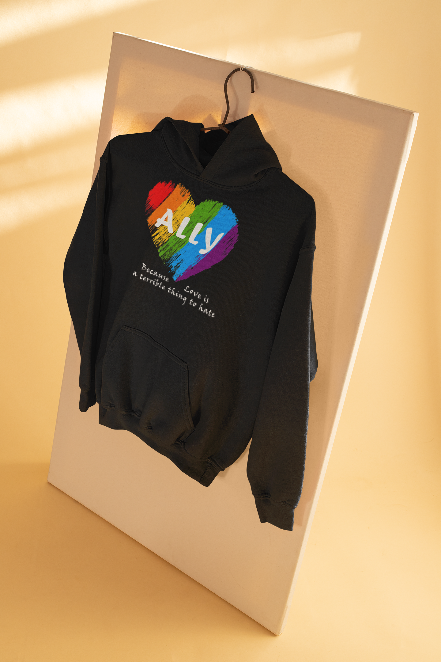 Ally - Love Is a Terrible Thing to Hate Unisex Hooded Sweatshirt