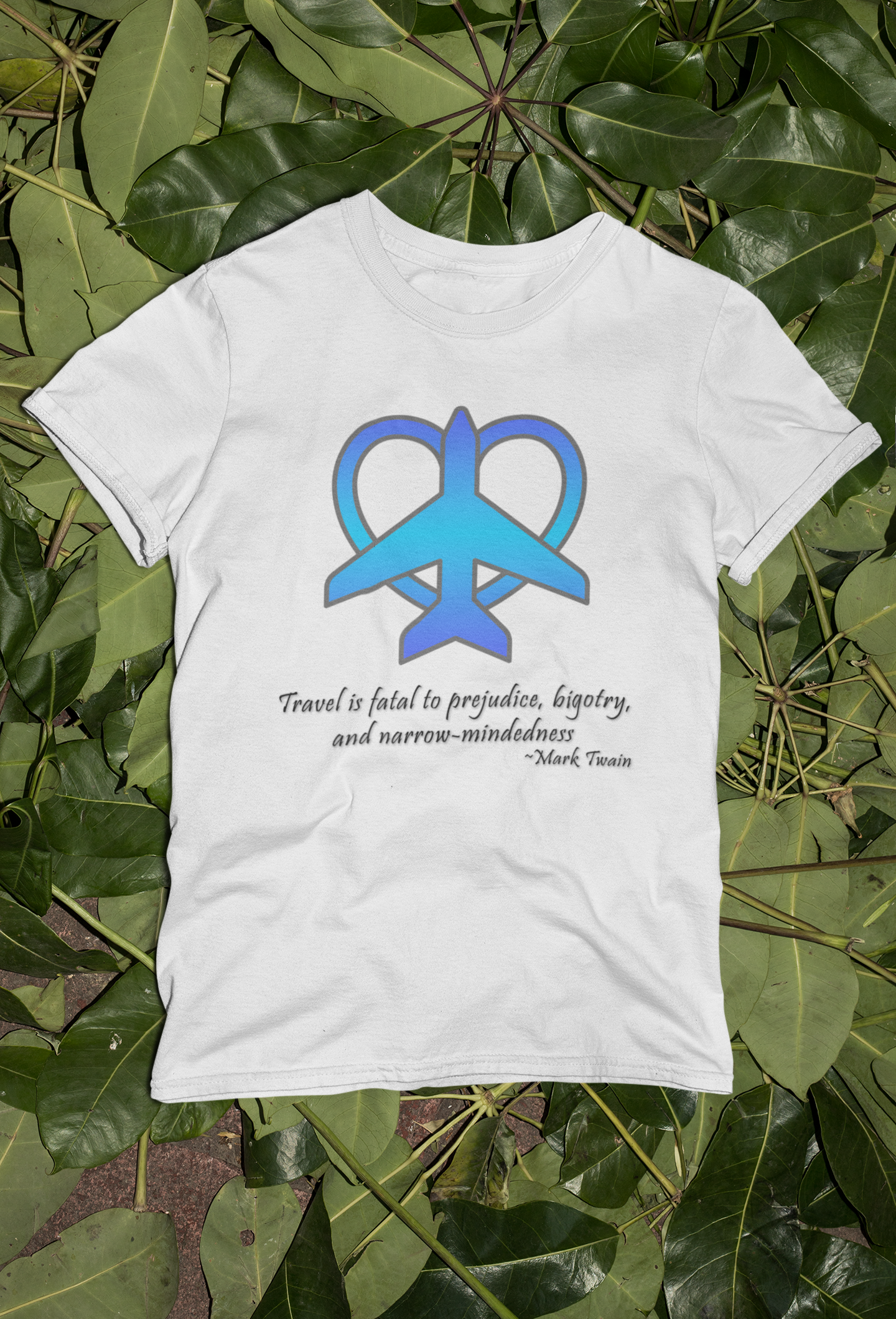 Travel - Fatal to Prejudice T-shirt (Blue)