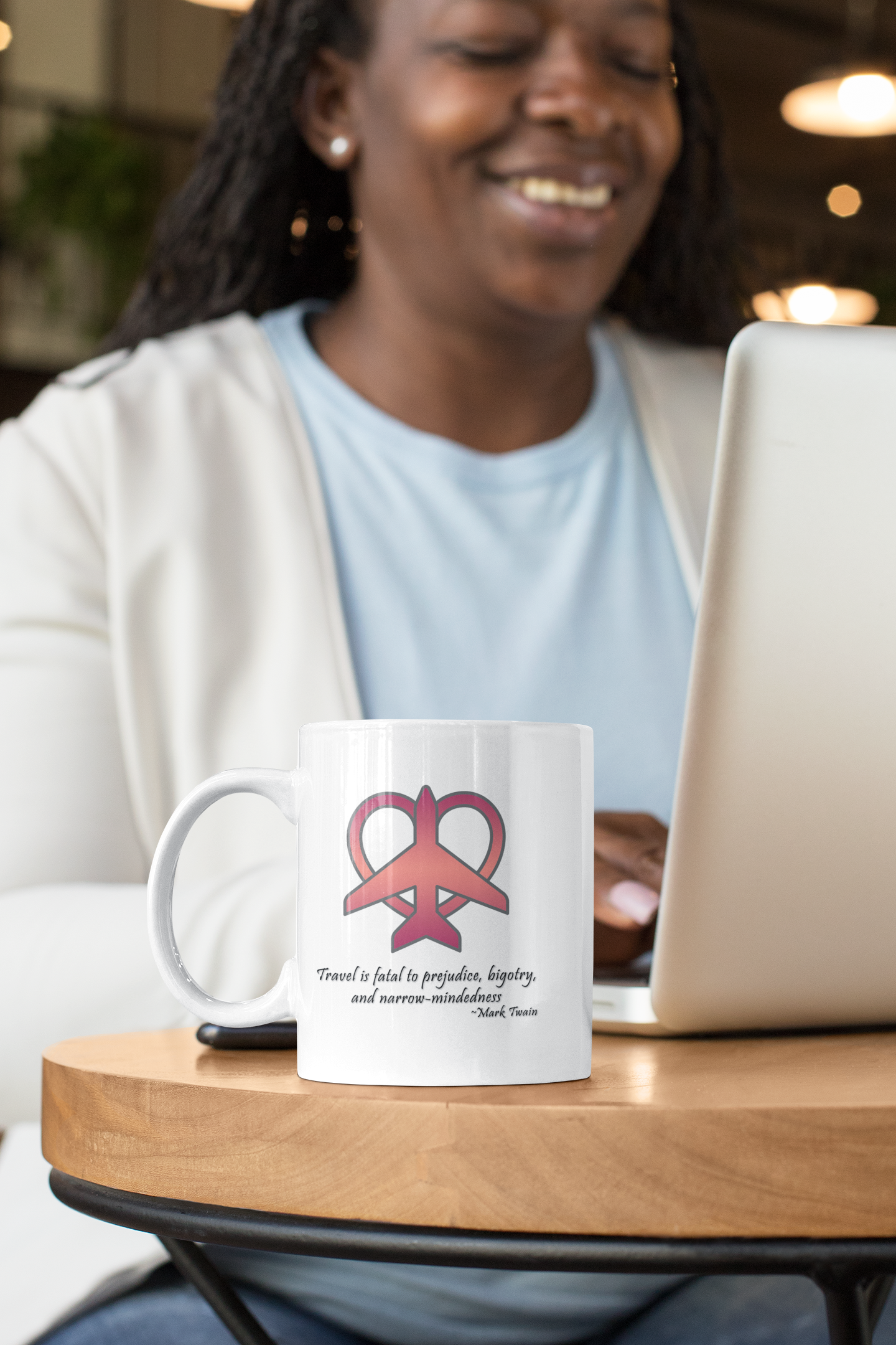 Travel - Fatal to Prejudice 11oz White Ceramic Mug