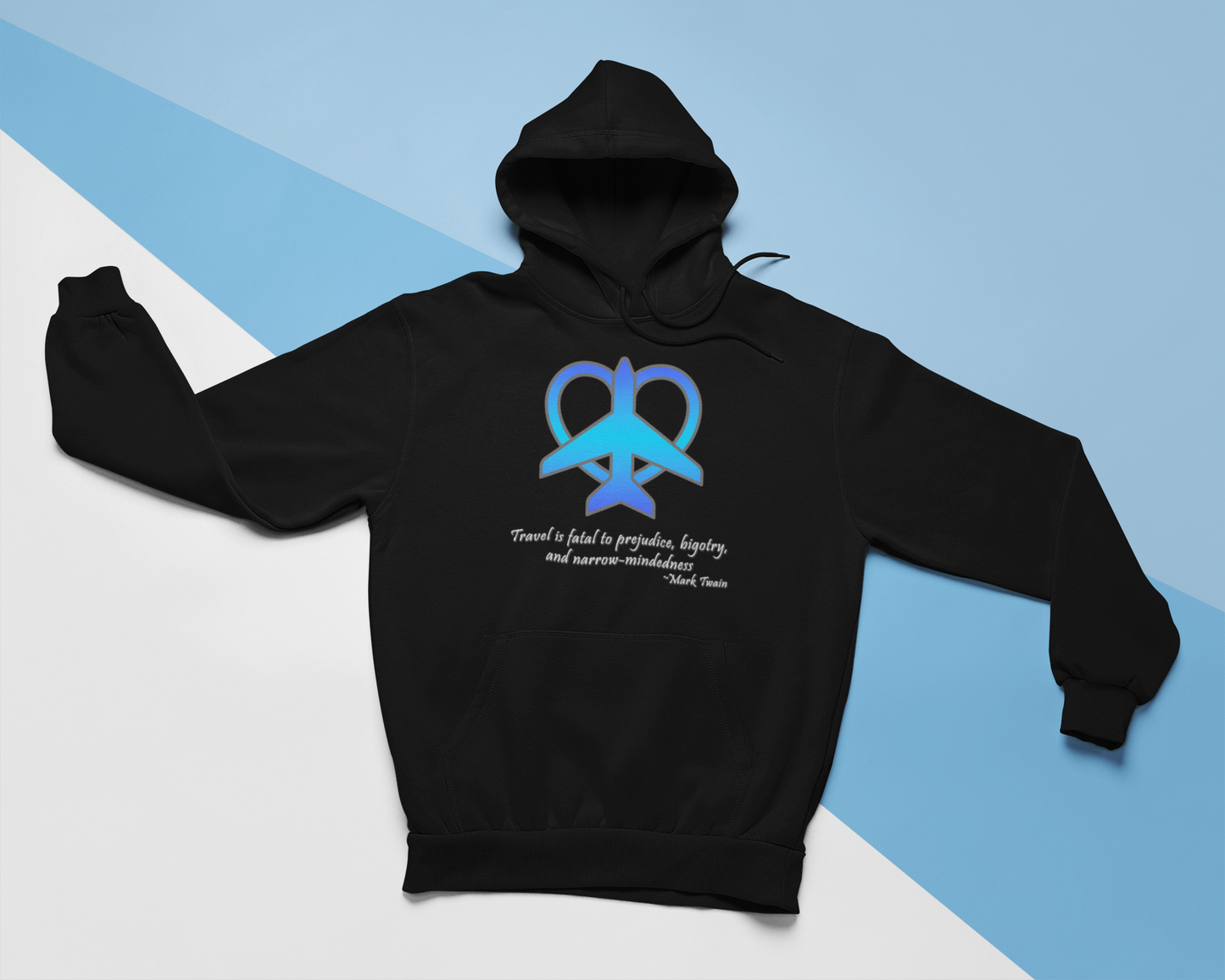 Travel - Fatal to Prejudice Hoodie (Blue)
