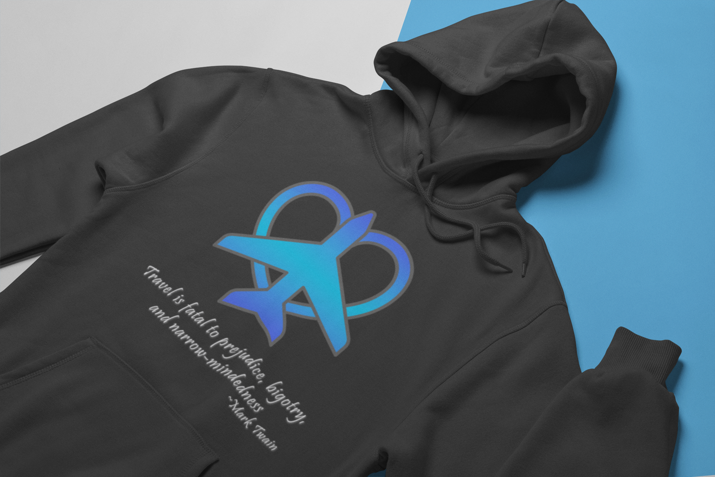 Travel - Fatal to Prejudice Hoodie (Blue)