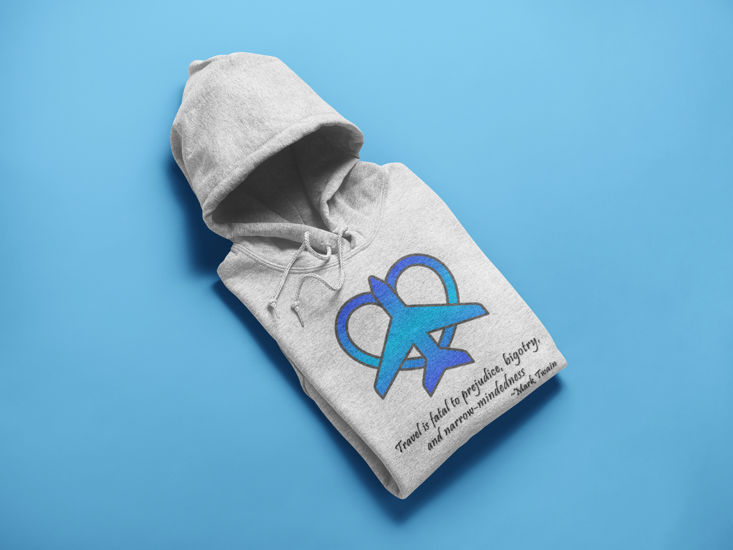 Travel - Fatal to Prejudice Hoodie (Blue)