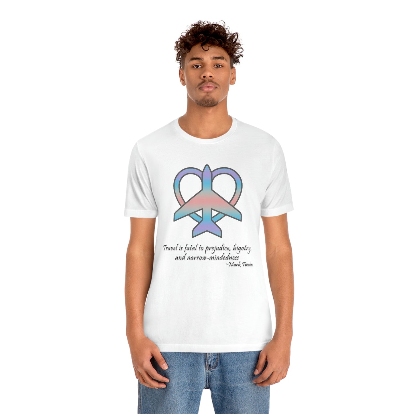 Travel - Fatal to Prejudice T-shirt (Pastels)