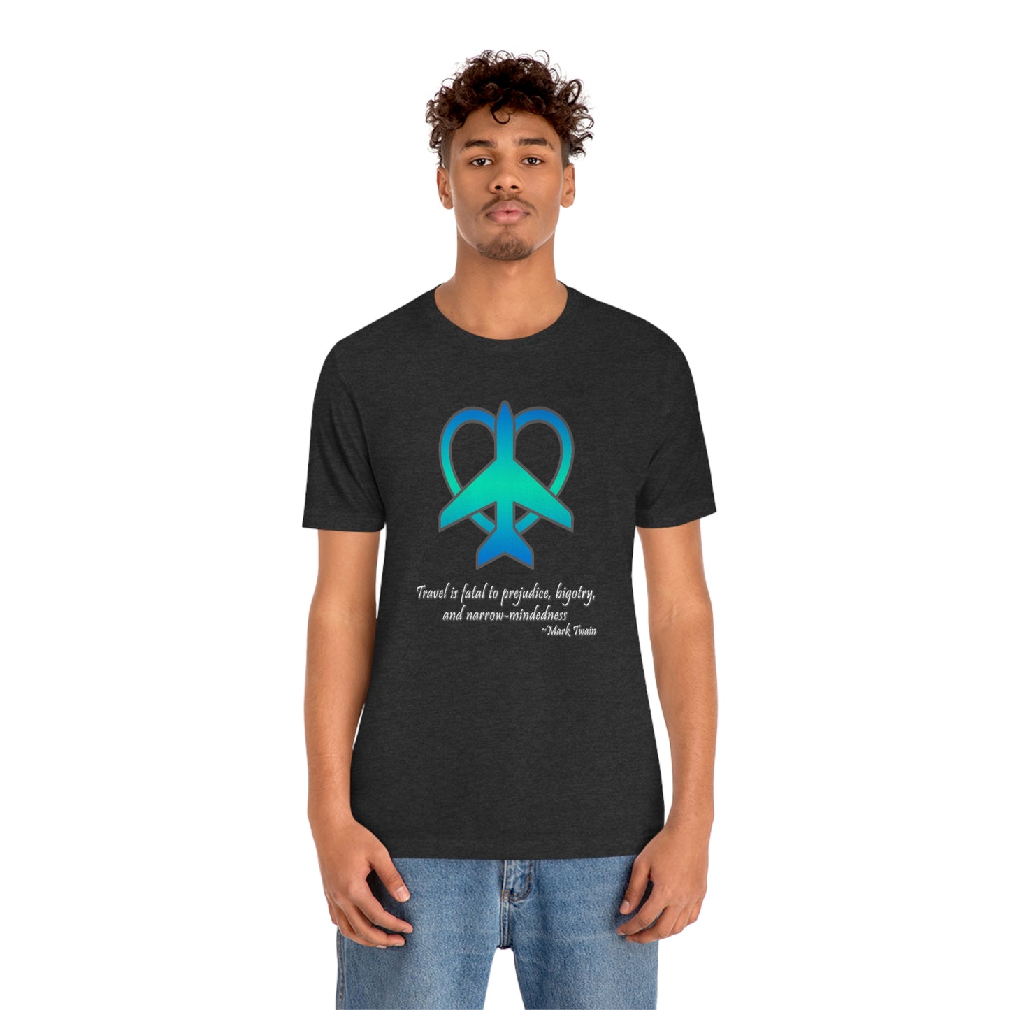 Travel - Fatal to Prejudice T-shirt (Blue/Green)