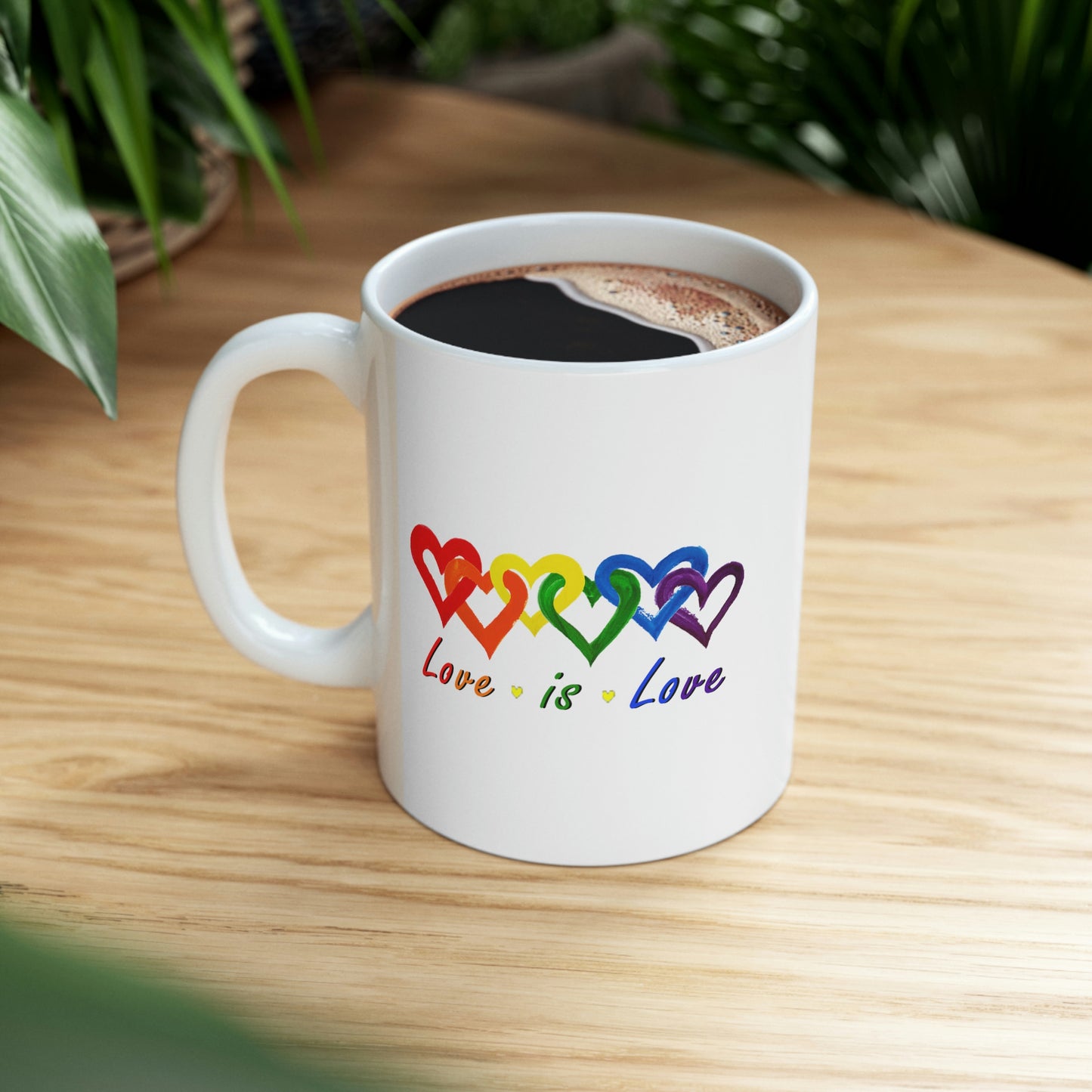 Love Is Love 11oz White Ceramic Mug