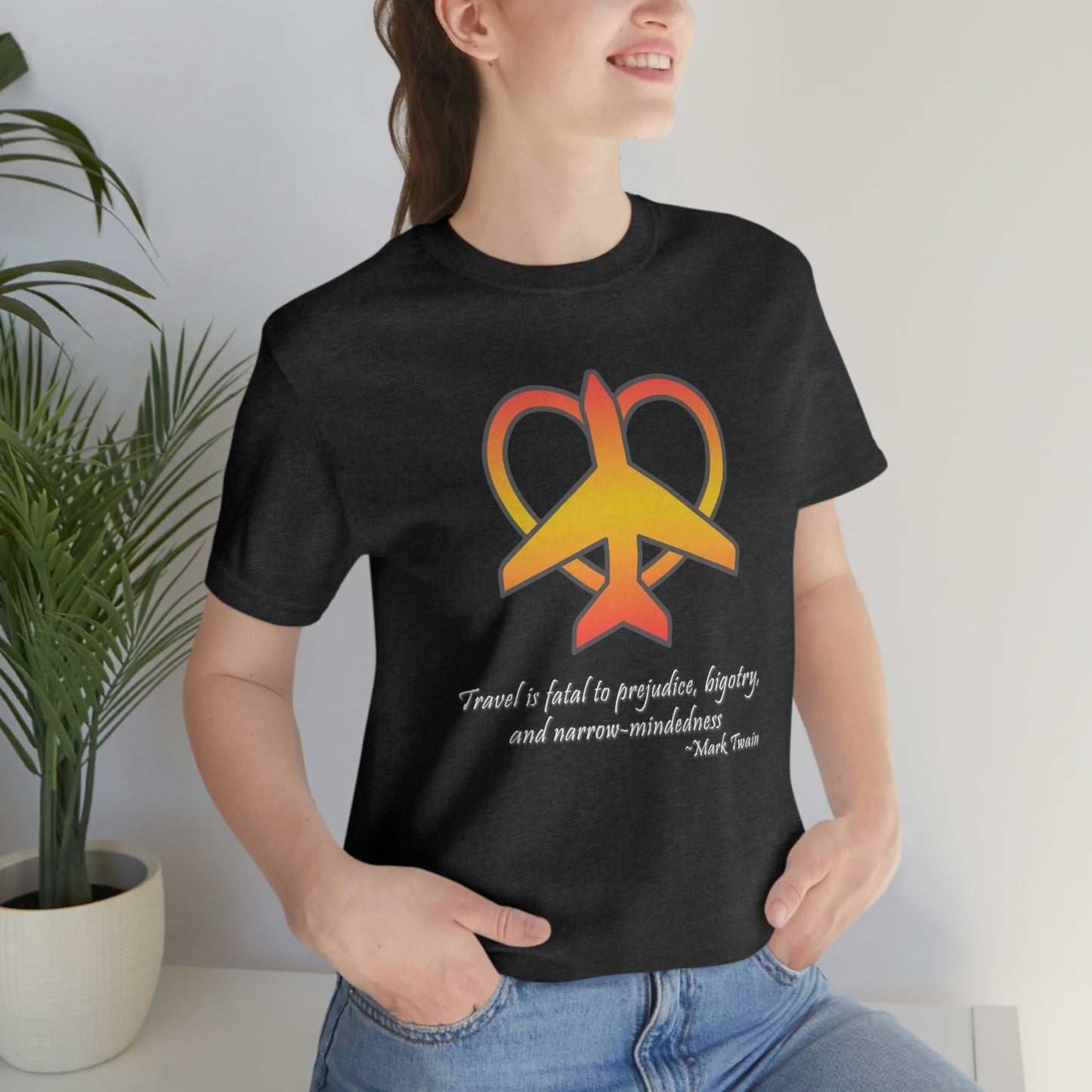 Travel - Fatal to Prejudice T-shirt (Orange/Yellow)