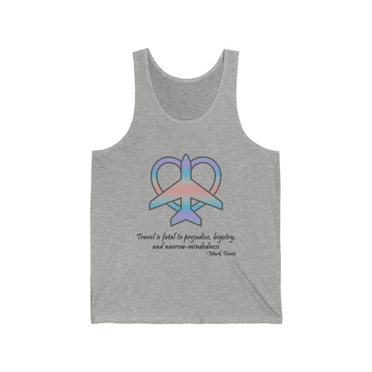 Travel - Fatal to Prejudice Tank Top (Pastels)