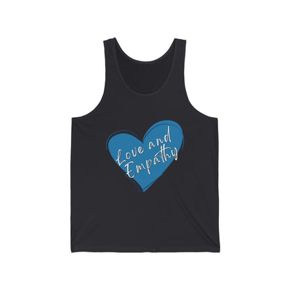 Love and Empathy Logo Unisex Jersey Tank