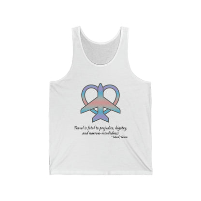 Travel - Fatal to Prejudice Tank Top (Pastels)