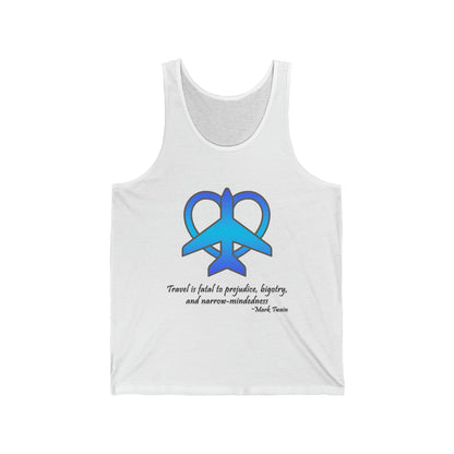 Travel - Fatal to Prejudice Tank Top (Blue)