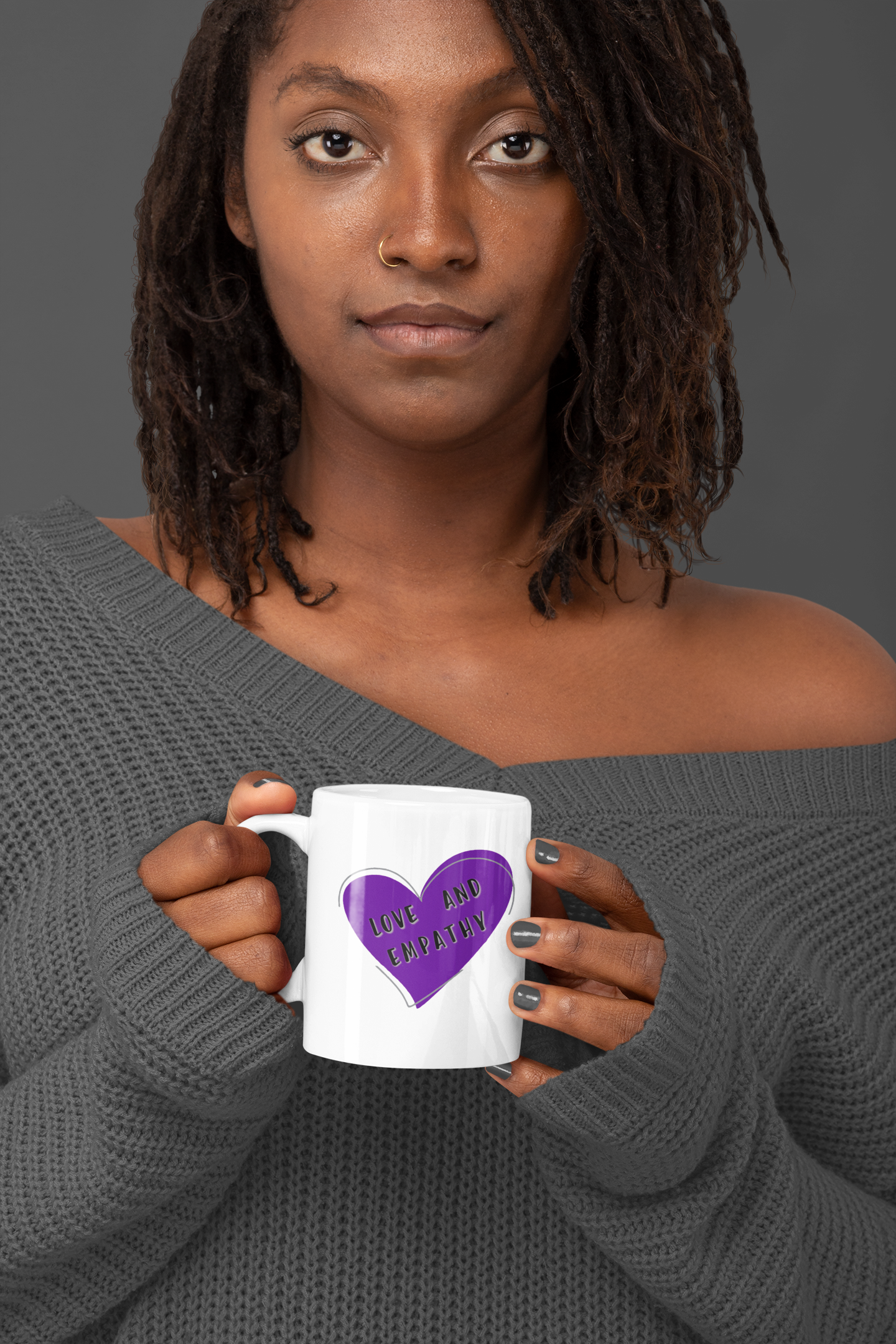 Love and Empathy Logo Mug, 11 oz