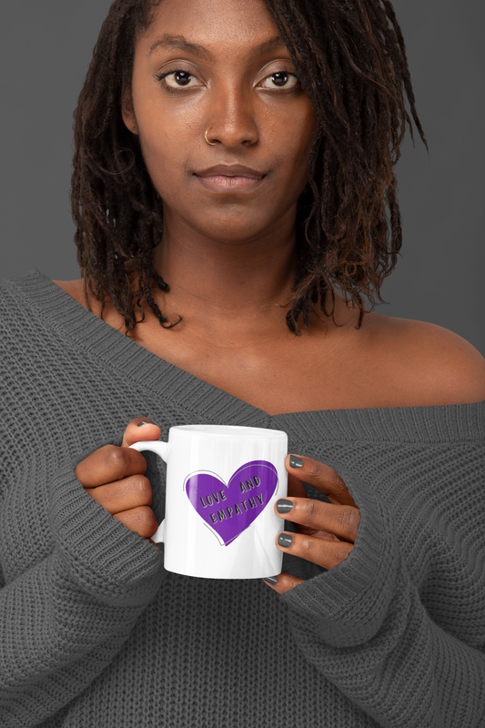 Love and Empathy Logo Mug, 11 oz