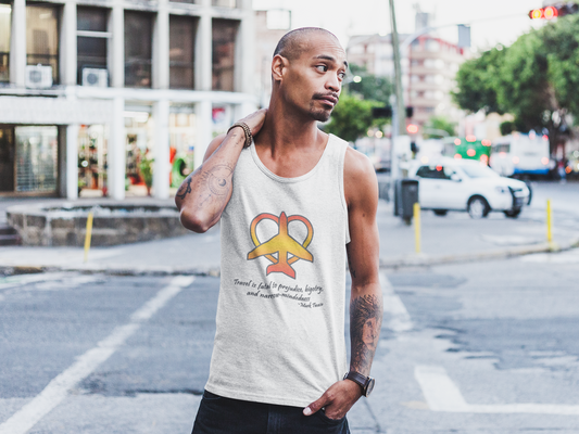Travel - Fatal to Prejudice Tank Top (Orange/Yellow)