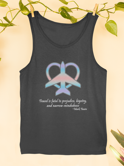 Travel - Fatal to Prejudice Tank Top (Pastels)