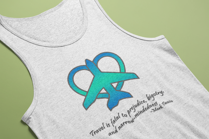 Travel - Fatal to Prejudice Tank Top (Blue/Green)