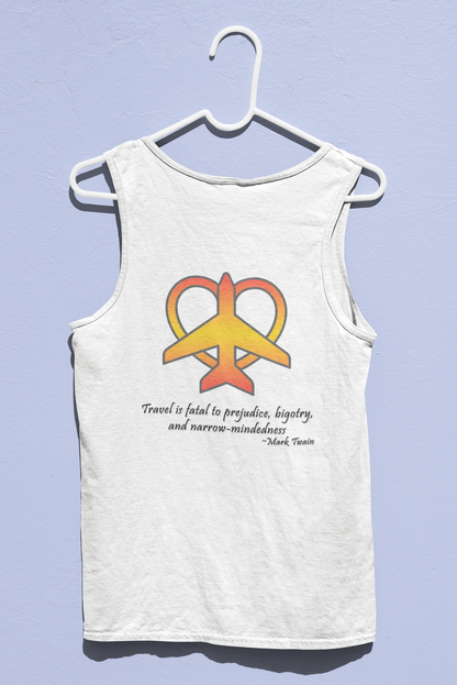 Travel - Fatal to Prejudice Tank Top (Orange/Yellow)
